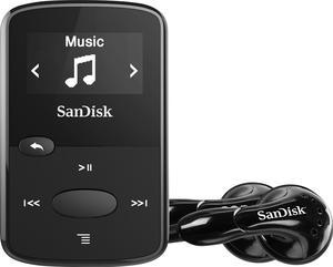 SanDisk - Clip Jam 8GB* MP3 Player - Black (SDMX26-008G-G46K)