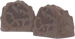 Sonance - RK63 - Rocks  6-1/2" 2-Way Outdoor Speakers (Pair) - Brown (RK63BROWN)