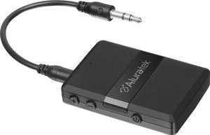 Aluratek - Bluetooth Wireless Audio Transmitter and Receiver for TV and other audio devices - Black (ABC01F)