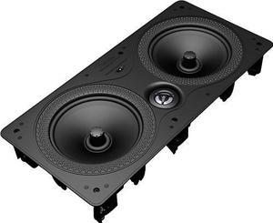 Definitive Technology - DI Series Dual 6-1/2" LCR In-Wall Speaker (Each) - White (DI6.5LCR)