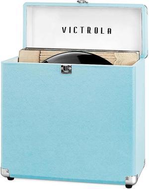 Victrola - Storage Case for Vinyl Turntable Records - Turquoise (VSC-20-TRQ)
