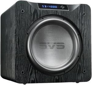 SVS - 13-1/2" 1200W Powered Subwoofer - Premium Black Ash (SB-4000-BLACKASH)