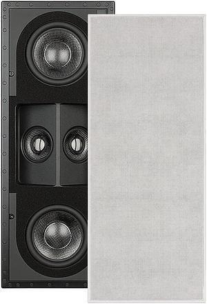 Sonance - R1SUR SINGLE SPEAKER - Reference 5-1/4" 3-Way In-Wall Rectangle Speaker (Each) - Paintable White (R1SUR)