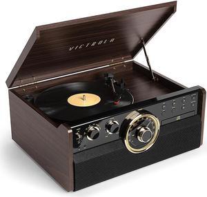 Victrola - Bluetooth Audio System - Gold/Brown/Black (VTA-270B-ESP)