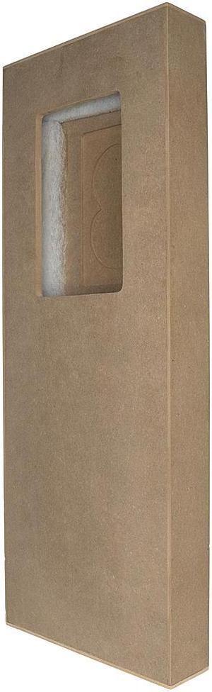 Sonance - MEDIUM RECTANGLE ACOUSTIC ENCLOSURE - Enclosure for Select Visual Performance 6.5" Speakers (Each) - Unfinished Wood