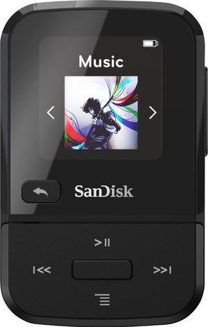 SanDisk - Clip Sport Go 32GB MP3 Player - Black (SDMX30-032G-G46K)