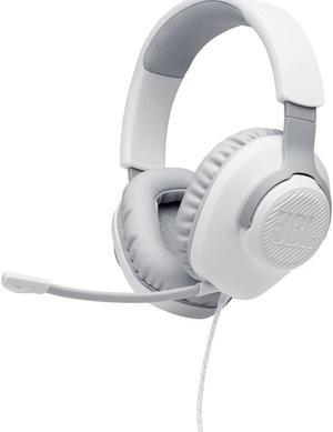 JBL - Quantum 100 Surround Sound Gaming Headset for PC, PS4, Xbox One, Nintendo Switch, and Mobile Devices - White (JBLQUANTUM100WHTAM)