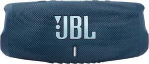 JBL - CHARGE5 Portable Waterproof Speaker with Powerbank - Blue (JBLCHARGE5BLUAM)