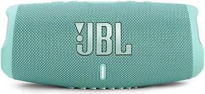 JBL - CHARGE5 Portable Waterproof Speaker with Powerbank - Teal (JBLCHARGE5TEALAM)