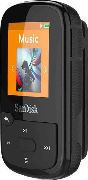 SanDisk - Clip Sport Plus 32GB MP3 Player - Black (SDMX32-032G-G46K)