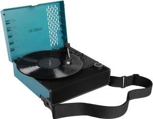 Victrola - Revolution GO Portable Rechargeable Record Player - Blue (VSC-750SB-BLU)