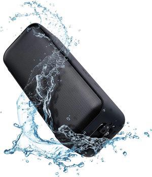 QFX - IPX7 Waterproof Portable Rechargeable Bluetooth Speaker - Black (BT-ZX1)