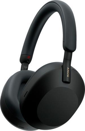 Sony - WH1000XM5 Wireless Noise-Canceling Over-the-Ear Headphones - Black (WH1000XM5/B)