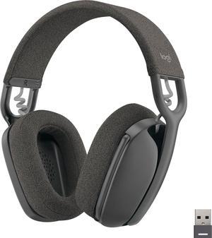 Logitech - Zone Vibe 125 Wireless Over-the-Ear Headphones with Noise-Canceling Microphone - Graphite (981-001166)