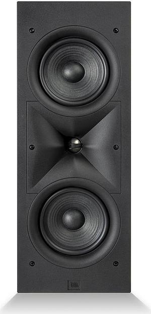 JBL - Stage In-Wall Loudspeaker With 1" Aluminum Dome Tweeter and Dual 5.25" Polycellulose Cone Woofers - black (JBL250WL)