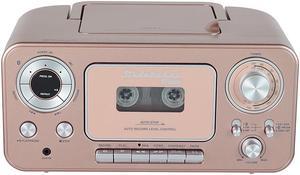 Studebaker - BT Series Portable Bluetooth CD Player with AM/FM Stereo - Rose Gold (SB2135BTRG)