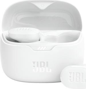 JBL - Tune Buds True Wireless Noise Cancelling Earbuds - White (JBLTBUDSWHTAM)