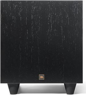 JBL - L10cs 10" 250W Powered Subwoofer - Black Walnut (JBLL10CSBLKAM)