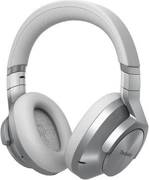 Technics - Wireless Noise Cancelling Over-Ear Headphones with 2 Device Multipoint Connectivity - Silver (EAH-A800-S)