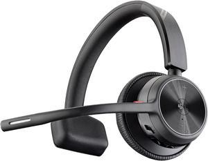 Poly - Voyager 4310 Wireless Noise Cancelling Single Ear Headset with mic - Black (7Y210AA)