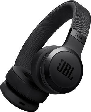JBL - Wireless On-Ear Headphones with True Adaptive Noise Cancelling - Black (JBLLIVE670NCBLKAM)