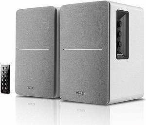 Edifier - R1280DB Powered Bluetooth Bookshelf Speakers, Computer Speakers - 42W RMS Optical Input - Wireless Studio Monitors - White (R1280DBWHITE)