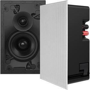Sonance - VX42 RECTANGLE - Visual Experience Series 4" Small Rectangle 2-Way Speakers (Pair) - Paintable White (96000)