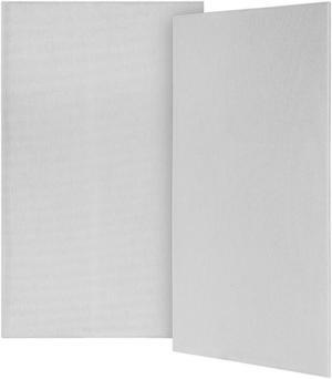 Sonance - VX8-GRILLE-NT - Visual Experience Series  8" Rectangle Grille Trimless  for 8" In-Wall (2-Pack) - Paintable White (93584)