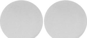 Sonance - VX6R-GRILLE-NT - Visual Experience Series  6" Round Grille Trimless for 6" In-Ceiling (2-Pack) - Paintable White (93576)