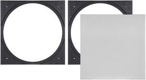 Sonance - VX8SQ-T - Visual Experience Series  8" Large Square Adapter w/ Micro Trim Grille  (2-Pack) - Paintable White (96031)