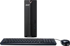 Acer - Aspire XC-830-UW91 Desktop, Intel Celeron J4125 Quad -4GB Memory - 256GB NVMe M.2 SSD - Black (XC-830-UW91)