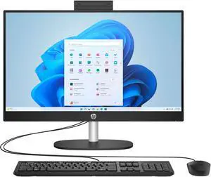 HP - 23.8" Full HD All-in-One - AMD Ryzen 3 - 8GB Memory - 512GB SSD - Jet Black (83T53AA#ABA)