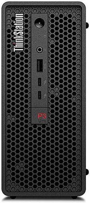 Lenovo - ThinkStation P3 Ultra Desktop - Intel Core i5-13600 - 16GB Memory - 512GB SSD - Black (30HA001GUS)