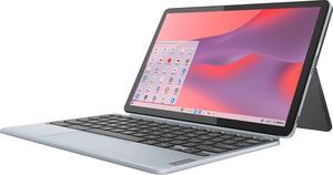 Lenovo - IdeaPad Duet 3 Chromebook - 11.0" (2000x1200) Touch 2-in-1 Tablet - Snapdragon 7cG2 - 4G RAM - 128G eMMC - with Keyboard - Misty Blue (82T6000EUS)