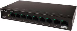 Luxul 8 Port Gb PoE+ Switch W/Uplink 92W (SW-100-08P)