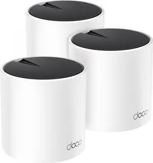 TP-Link - Deco X25 AX1800 Dual-Band Whole Home Mesh Wi-Fi 6 System (3-Pack) - White (DECOX25(3-PACK))