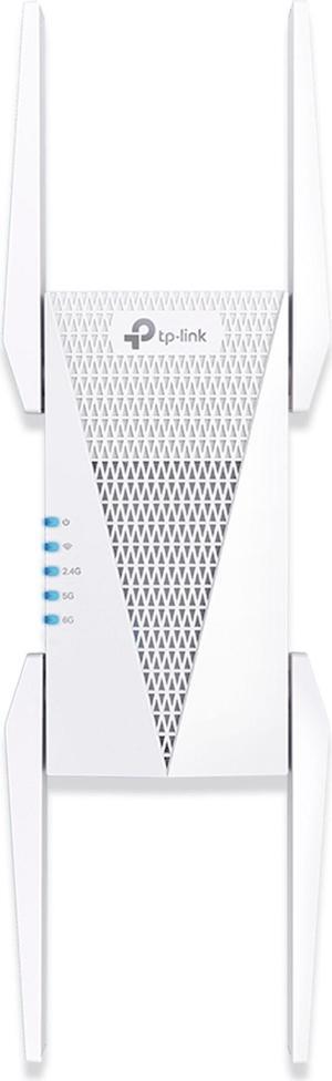 TP-Link - AXE5400 Tri-Band Mesh Wi-Fi 6E Range Extender - White (RE815XE)