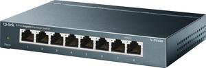 TP-Link - 8-Port 10/100/1000 Mbps Unmanaged Switch - Black (TL-SG608)