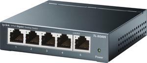 TP-Link - 5-Port 10/100/1000 Mbps Unmanaged Switch - Black (TL-SG605)