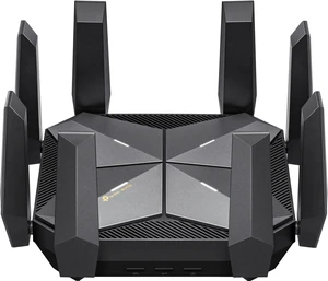 TP-Link - Archer AXE300 AXE16000 Quad-Band Wi-Fi 6E Router - Black (ARCHERAXE300) TP-Link - Archer AXE300 AXE16000 Quad-Band Wi-Fi 6E Router - Black (ARCHERAXE300)