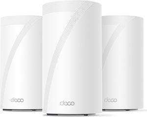 TP-Link - Deco BE16000 Quad-Band Mesh Wi-Fi 7 System with Multi-Gig (3-Pack) - White (DECOBE16000(3-PACK))