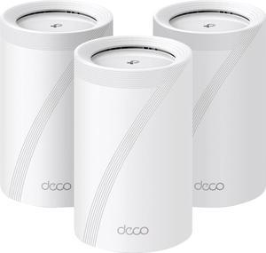 TP-Link - BE10000 Whole Home Mesh Wi-Fi 7 System (3-Pack) - White (DECOBE63(3-PACK))