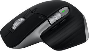 Logitech - MX Master 3S for Mac Bluetooth Laser Mouse with Ultrafast Scrolling - Space Gray (910-006569)