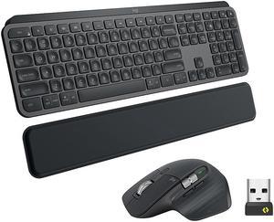Logitech - MX Keys Combo for Business Full-size Wireless Keyboard and Mouse Bundle for Windows/Mac/Chrome/Linux - Graphite (920-010923)
