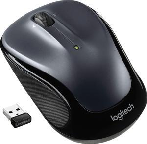 Logitech - M325s Wireless Optical Ambidextrous Mouse - Dark Silver (910-006823)