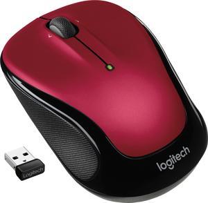 Logitech - M325s Wireless Optical Ambidextrous Mouse - Red (910-006830)