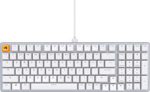 Glorious - GMMK 2 Prebuilt 96% Full Size Wired  Mechanical Linear Switch Gaming Keyboard with Hotswappable Switches - White (GLO-GMMK2-96-FOX-W)