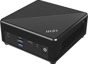 MSI Cubi N ADL Mini PC: Intel Celeron N100, Wi-Fi, Thunderbolt Type C, Black, Non-OS/Barebone: ADL-020BUS (CUBINADL020B)