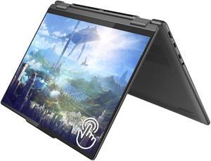 Lenovo Yoga 7i Laptop, 14.0" 2.2K Touch Display, 2-in-1 Design, Intel Core i5-1335U 10-core 4.6GHz, 8GB RAM, 512GB SSD Storage, Intel Iris Xe Graphics, Windows 11, Storm Grey, W/GaLiMu