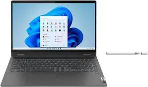 Lenovo Flex 5i 15.6" FHD Touch Screen Laptop | Intel Core i5-1135G7 Processor | 8GB RAM | 1024GB SSD | Intel Iris Xe Graphics | Windows 11 Pro | Graphite Grey | Bundle with Stylus Pen